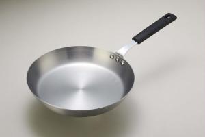 Grey Steel Frying Pan