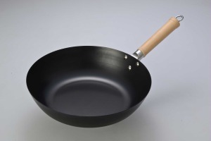 Dolmen Black Steel Wok